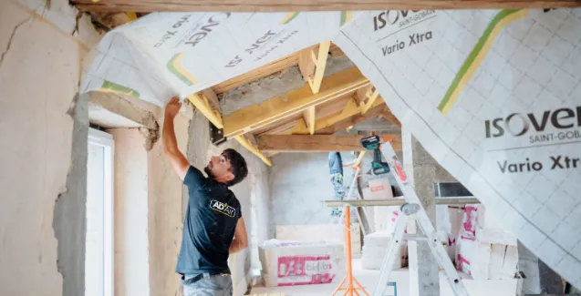 Chantier d'isolation thermique intérieur par ADAIR en Vendée