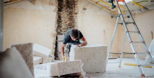 Chantier d'isolation thermique intérieur par ADAIR en Vendée