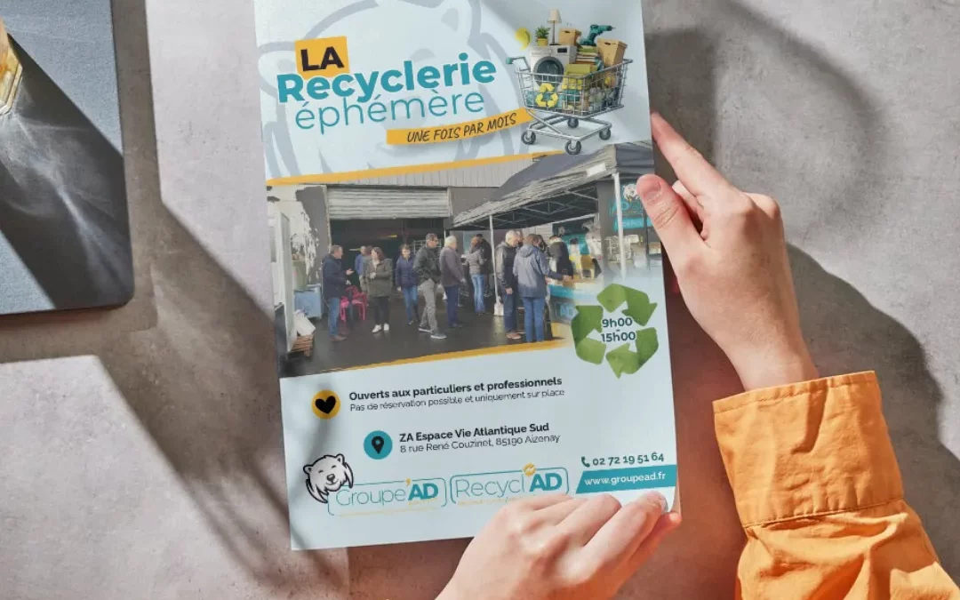 Recycl&rsquo;AD lance sa Recyclerie Éphémère !