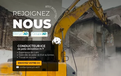 REJOIGNEZ-NOUS : Conducteur·ice de pelle démolition H/F