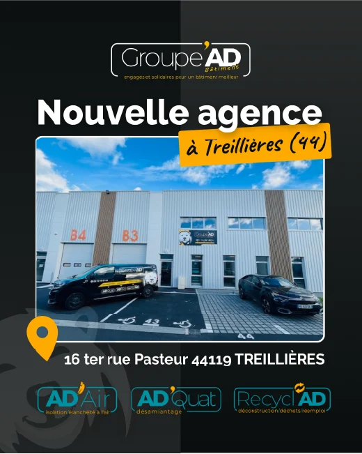 Agence du Groupe AD Bâtiment à Nantes