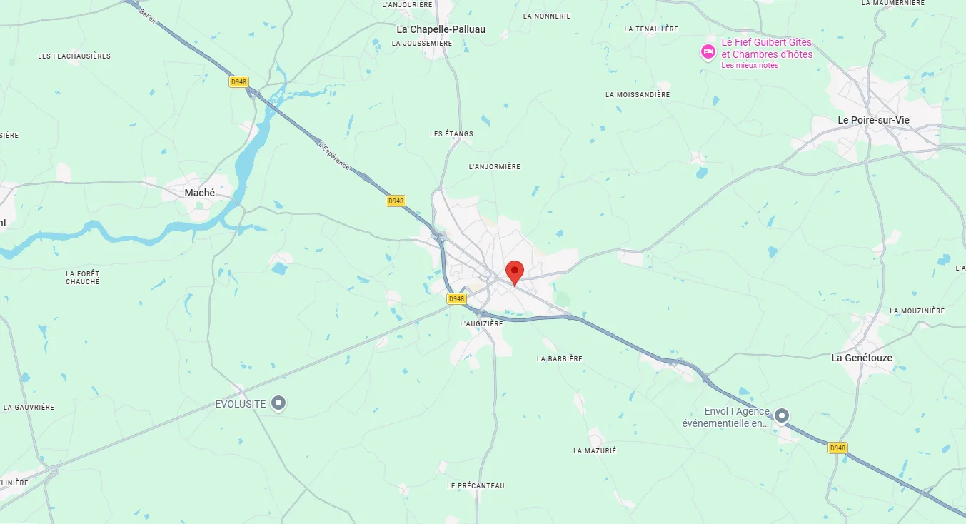 Zone d'intervention à La Roche sur Yon pour l'isolation des combles perdus